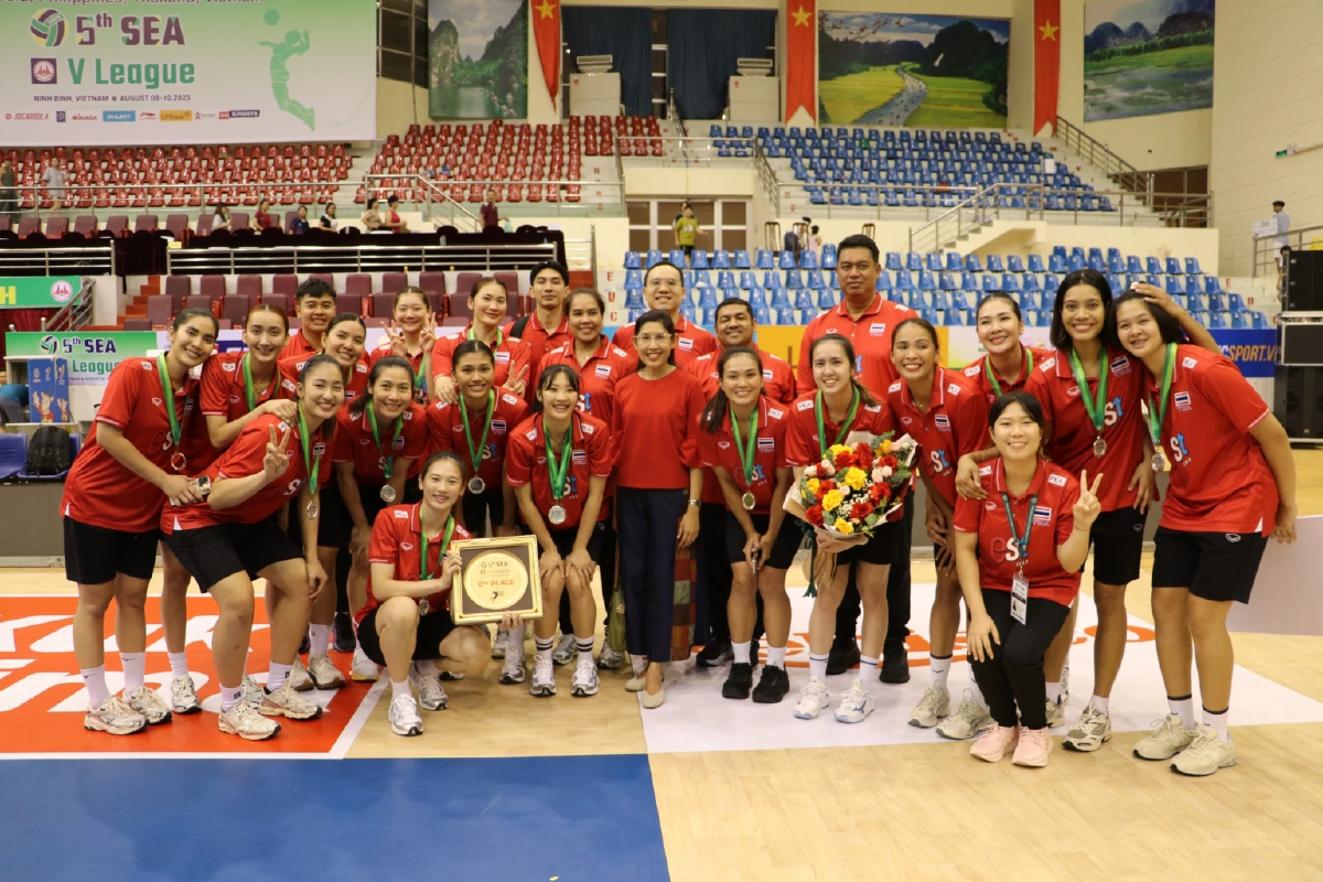 เงินรางวัล วอลเลย์บอลสาวไทย หลังคว้ารองแชมป์ SEA V.League 2025