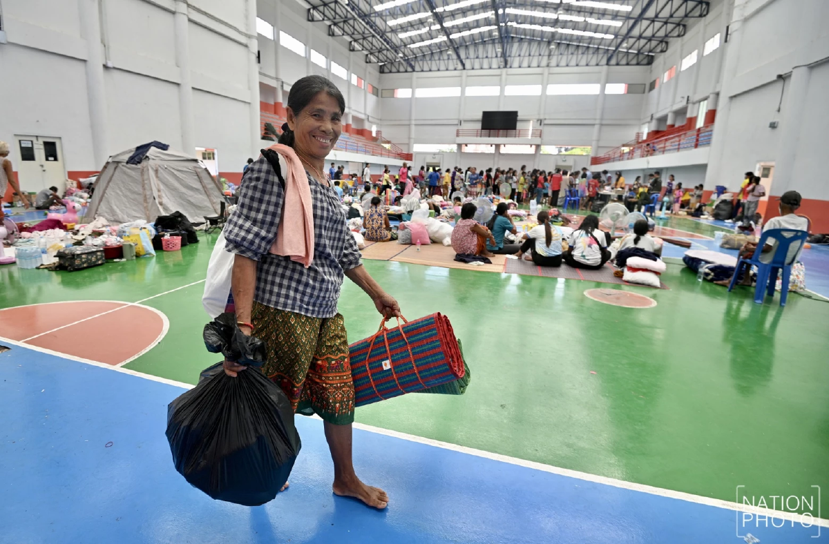 ชาวสุรินทร์บางส่วนทยอยกลับบ้าน หลัง GBC เห็นชอบหยุดยิง