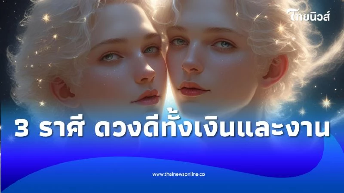คน 3 ราศี ดวงเดือนนี้ดีขึ้นหลายเรื่อง ทั้งเรื่องเงิน เรื่องงาน
