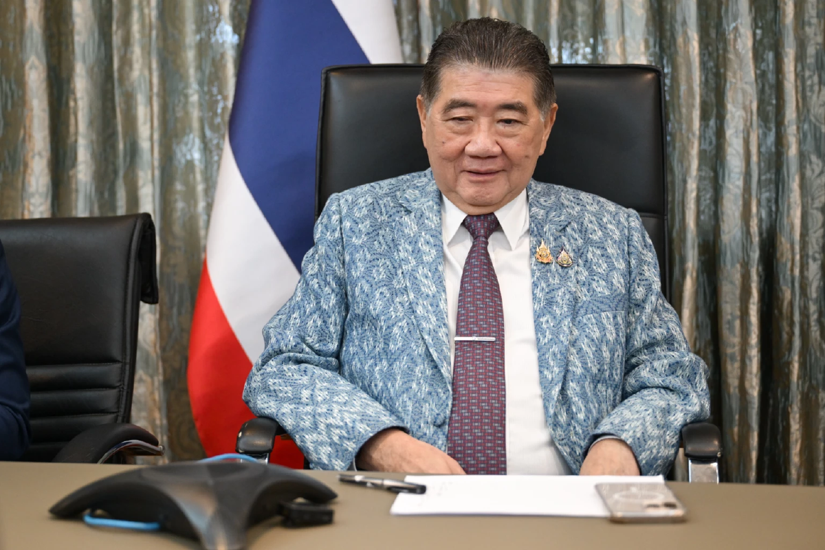ภูมิธรรม นำแถลงจับกุมผู้ค้ายาเสพติดของกลางยาไอซ์ 700 กิโลกรัม