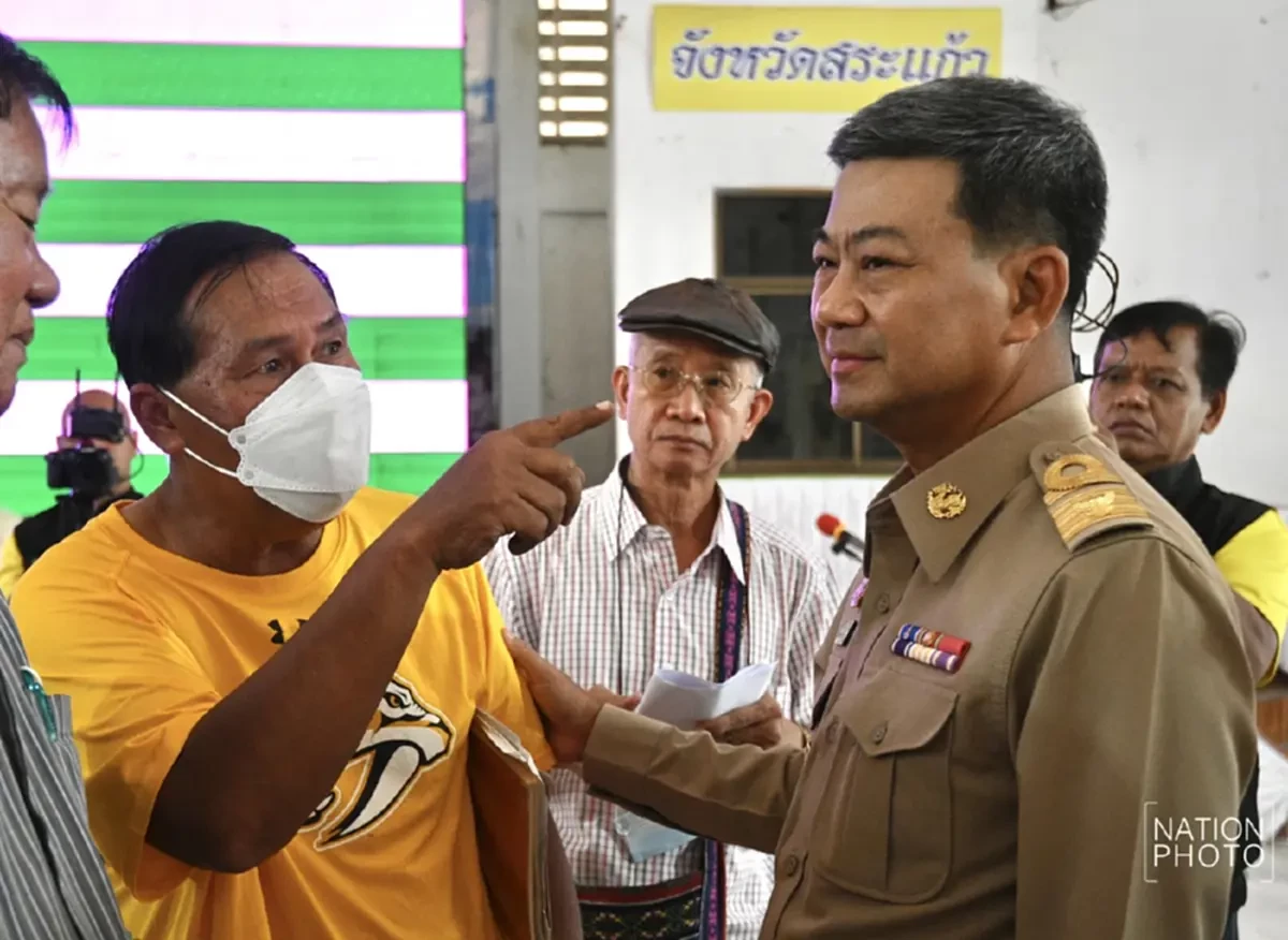 ผู้ว่าฯสระแก้ว สั่งเร่งออกโฉนด ปลดล็อกที่ดินชายแดนให้ชาวบ้าน