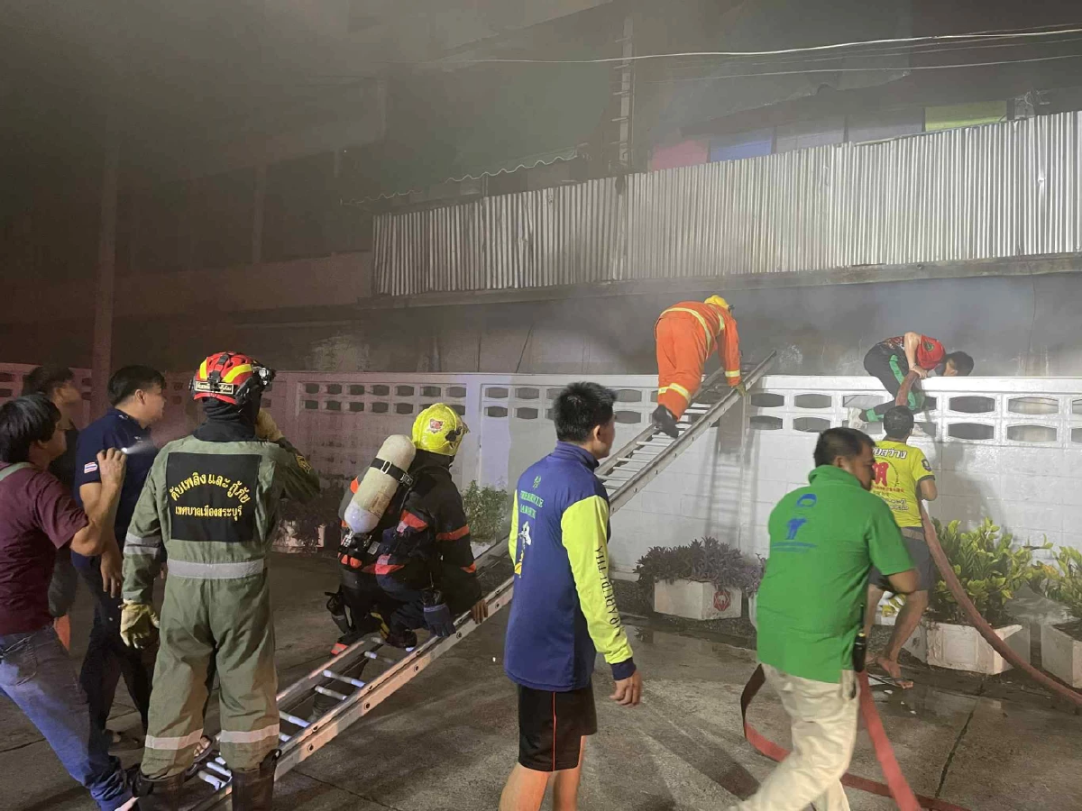 วอดทั้งตึก ไฟไหม้โรงแรมเก่าแก่สระบุรี ปิดตำนานกว่า 50 ปี