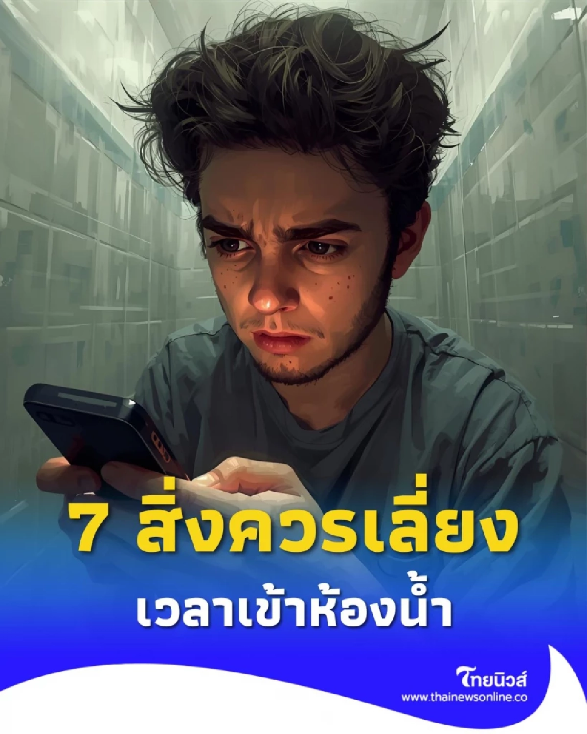 เข้าห้องน้ำไม่ใช่เรื่องเล็ก 7 พฤติกรรมเสี่ยงที่ควรเลี่ยง ก่อนสุขภาพพังไม่รู้ตัว