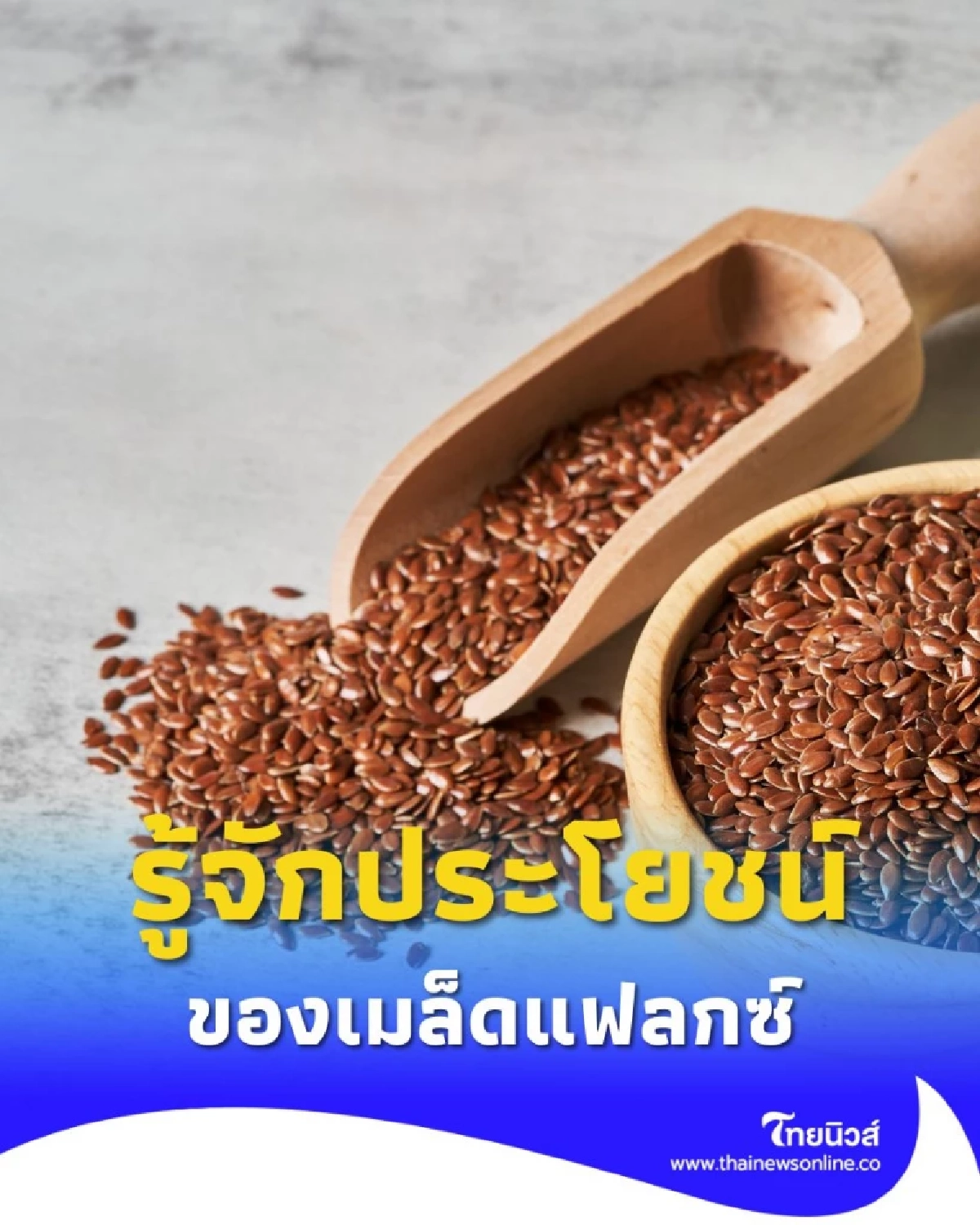 เมล็ดแฟลกซ์ เมล็ดเล็กพลังงานสูง กินดีแต่ก็ต้องระวังด้วย
