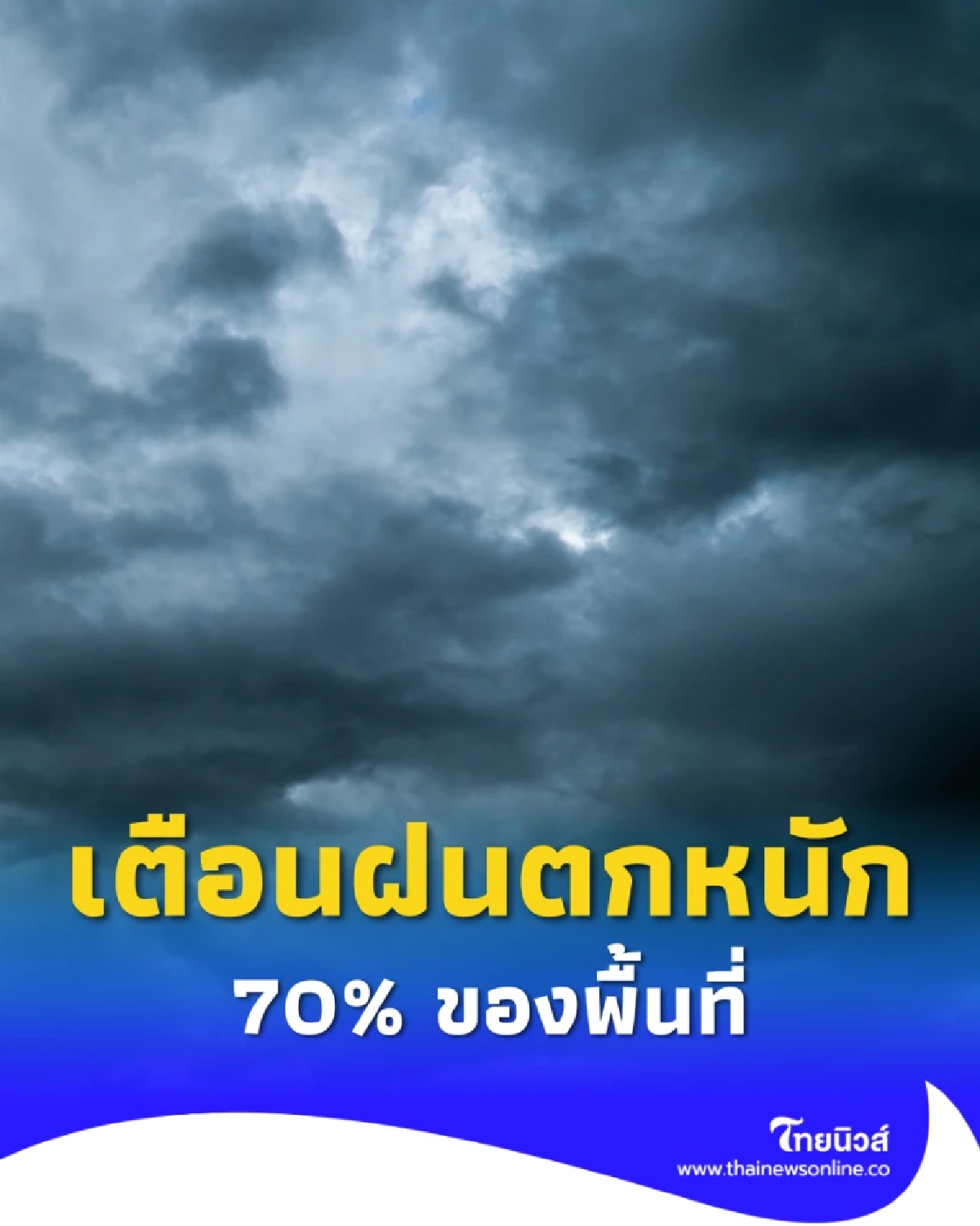 พยากรณ์อากาศวันนี้ ฝนถล่มหลายภาค เสี่ยงน้ำท่วม-น้ำป่า