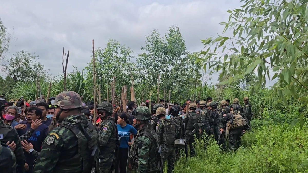 กองกำลังบูรพารายงานสถานการณ์ความตึงเครียดบริเวณแนวชายแดน