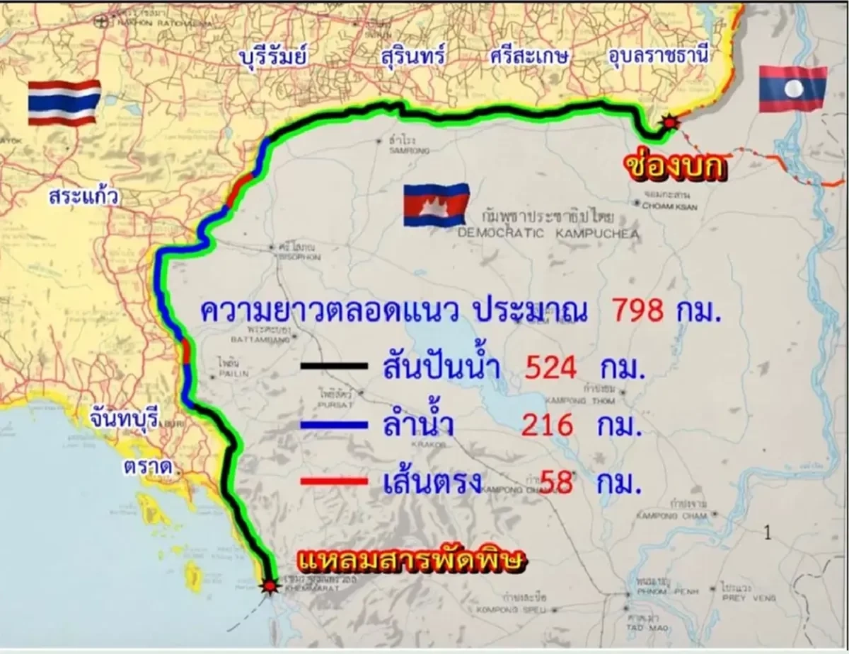 เสธ.เบิร์ด ย้ำชัด! ชายแดนไทย-กัมพูชา 602 กม. หลักจริง 74 จุด