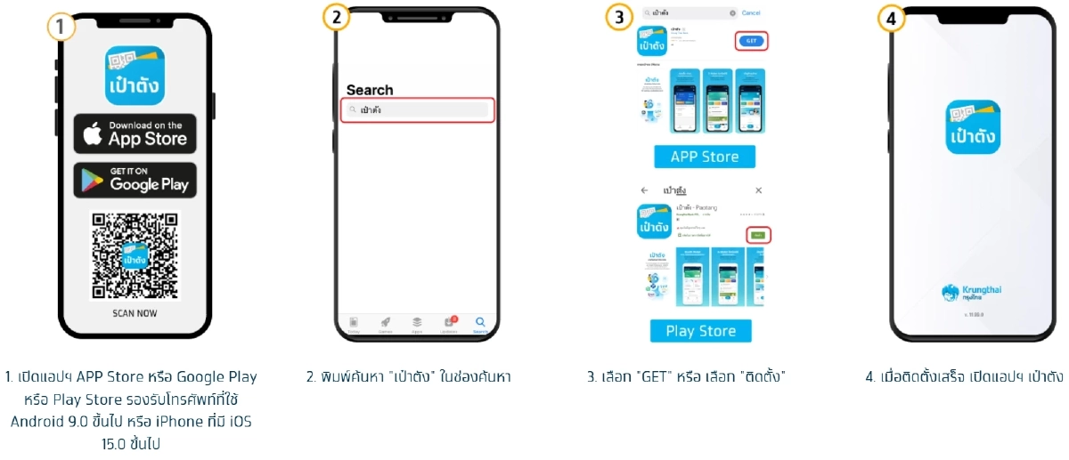 เตรียมพร้อม คนละครึ่ง 68 เปิดขั้นตอนสมัคร-ยืนยันตัวตน แอปฯ เป๋าตัง