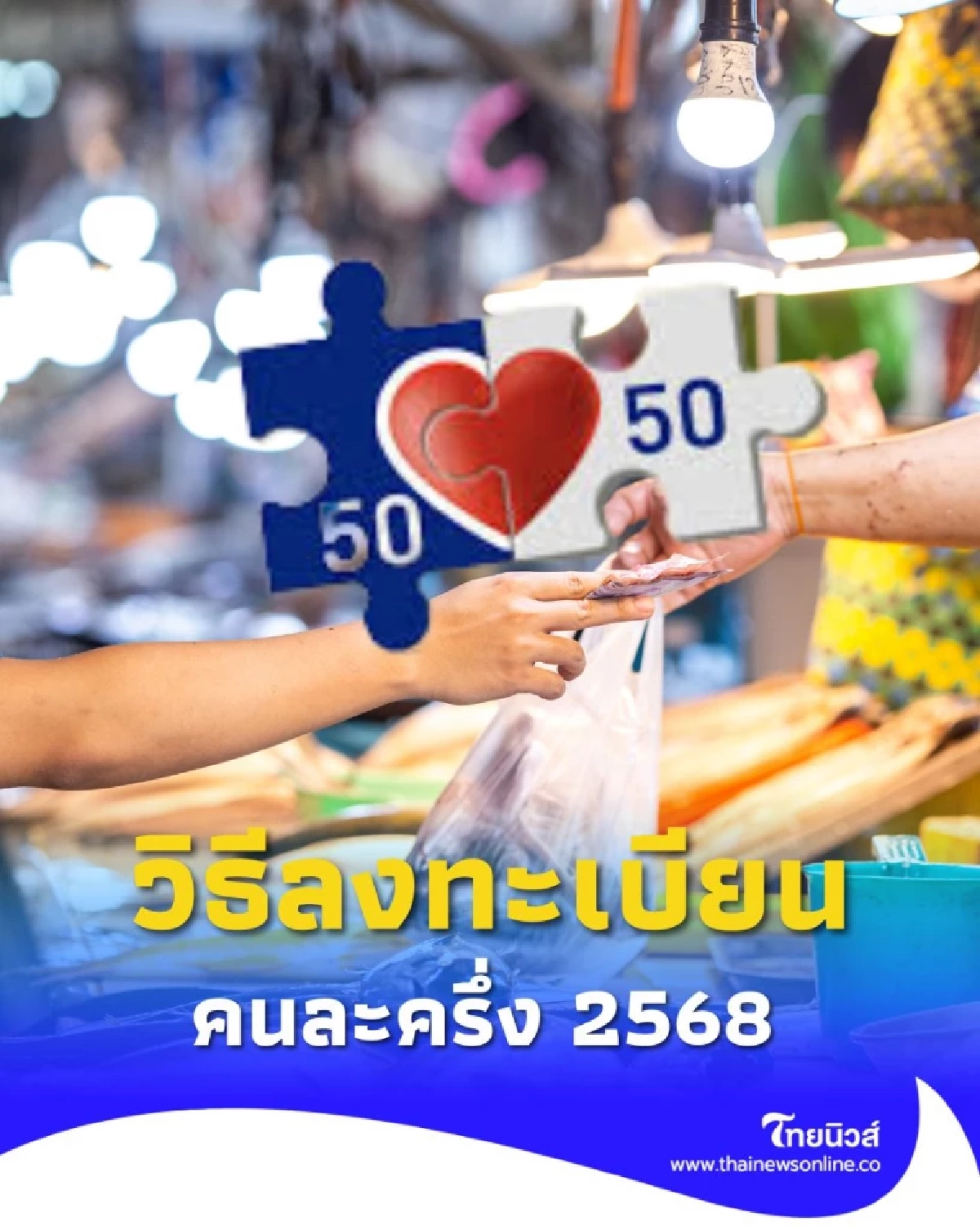 สรุปโครงการคนละครึ่ง 2568 พร้อมวิธีลงทะเบียนรับสิทธิ สมัครยังไง