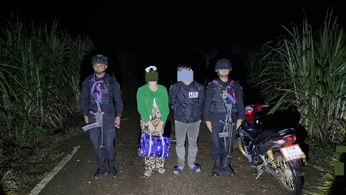 วันเดียวรวบ 4 คนไทยลักลอบข้ามแดน กกล.บูรพาสกัดทันควัน