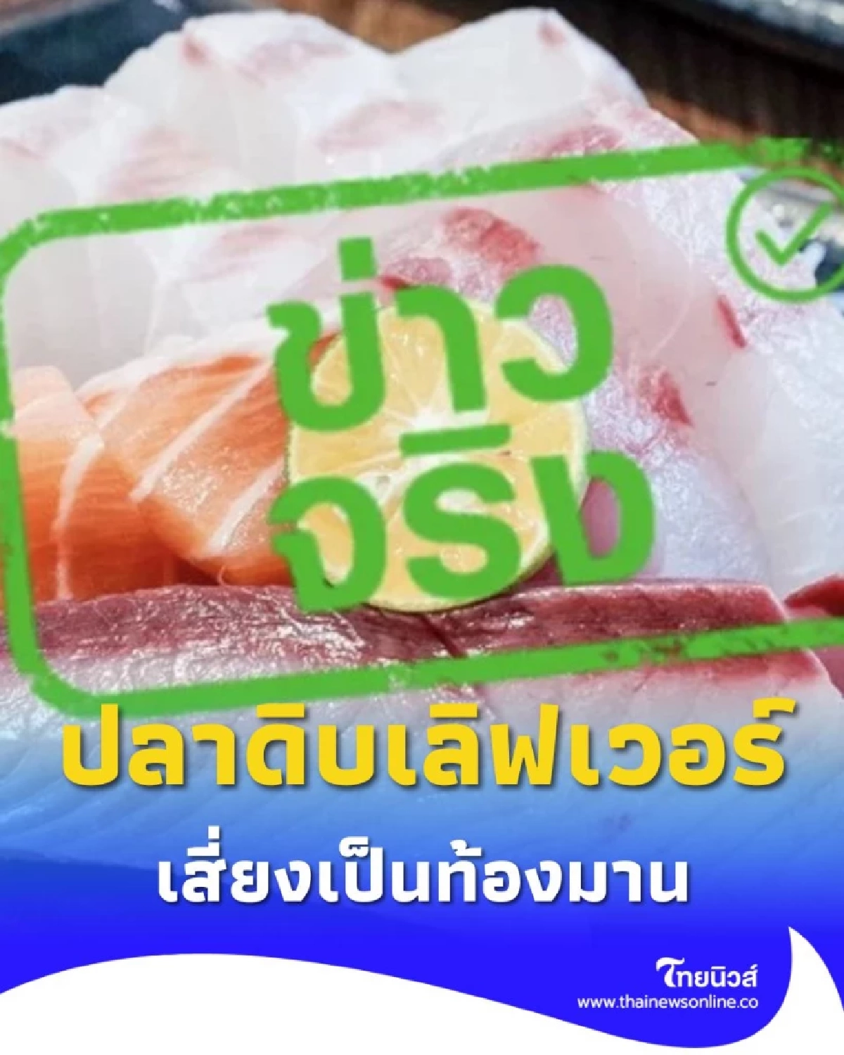 อันตรายถึงชีวิต ปลาดิบ เสี่ยงพยาธิใบไม้ตับ สาเหตุหลัก มะเร็งท่อน้ำดี