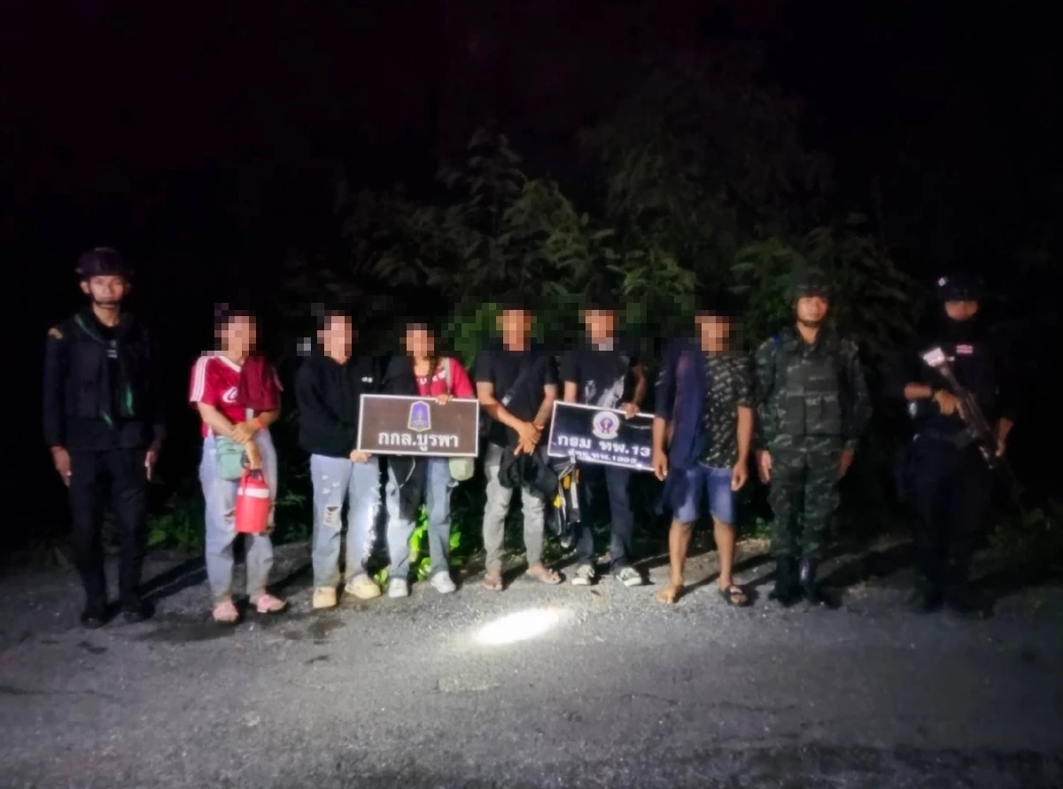 จับ 6 แรงงานกัมพูชาลอบเข้าไทย สารภาพจ่ายหัวละ 7 พัน หวังหางานทำ