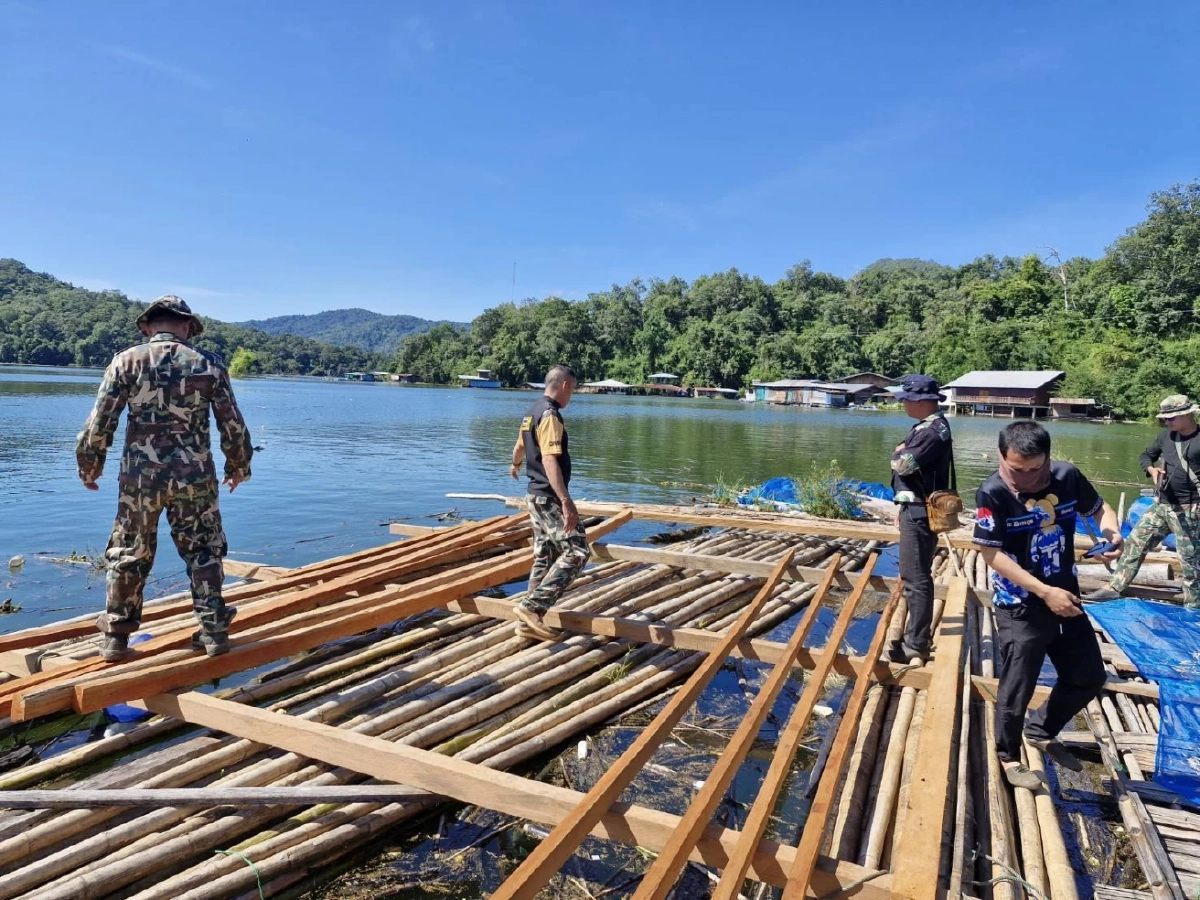 อช.ลำน้ำน่าน-ศรีน่าน สนธิกำลัง! จับกุม-ยึดไม้แปรรูปเถื่อน