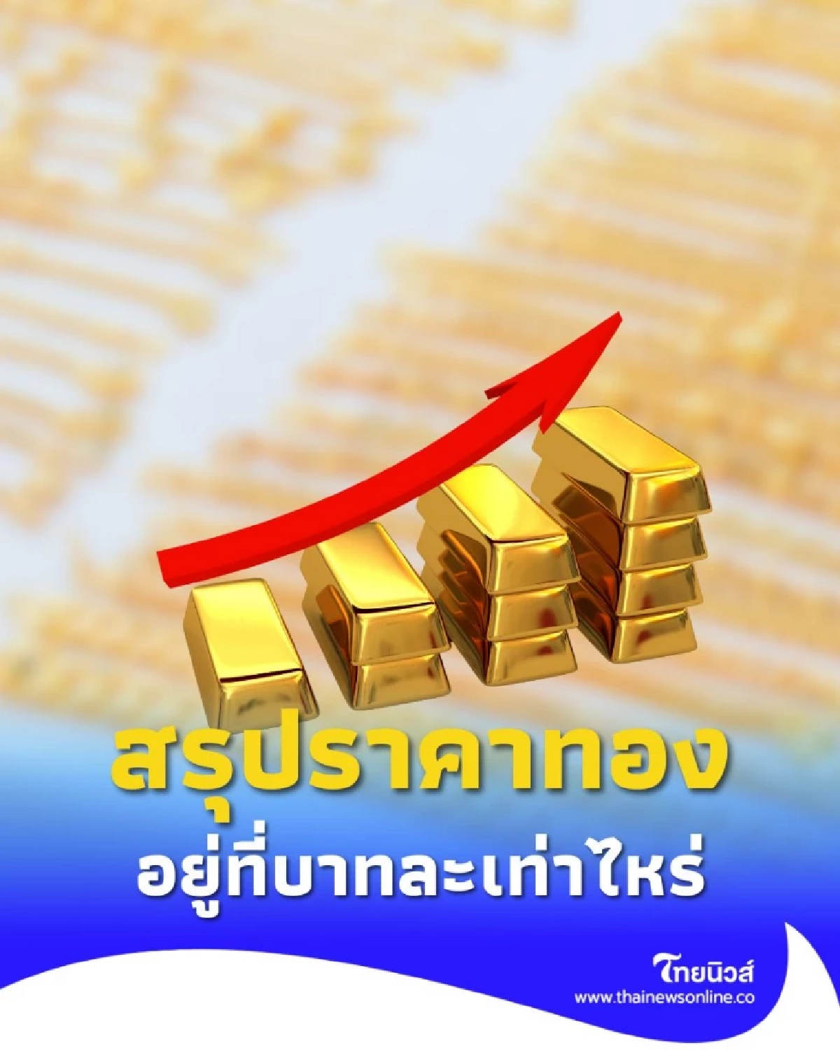 สรุปราคาทองวันนี้ 2 ตุลาคม 2568 ราคาทองวันนี้อยู่ที่บาทละเท่าไหร่