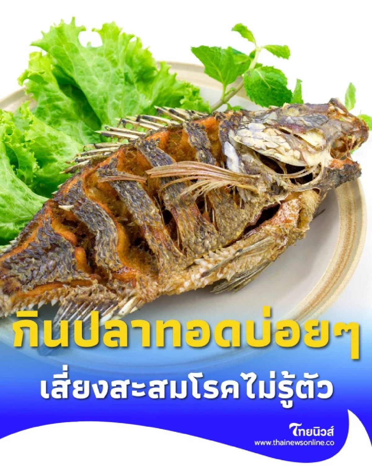 ใครกินปลาทอดบ่อยๆ ต้องระวัง เสี่ยงสะสมโรคไม่ทันตั้งตัว
