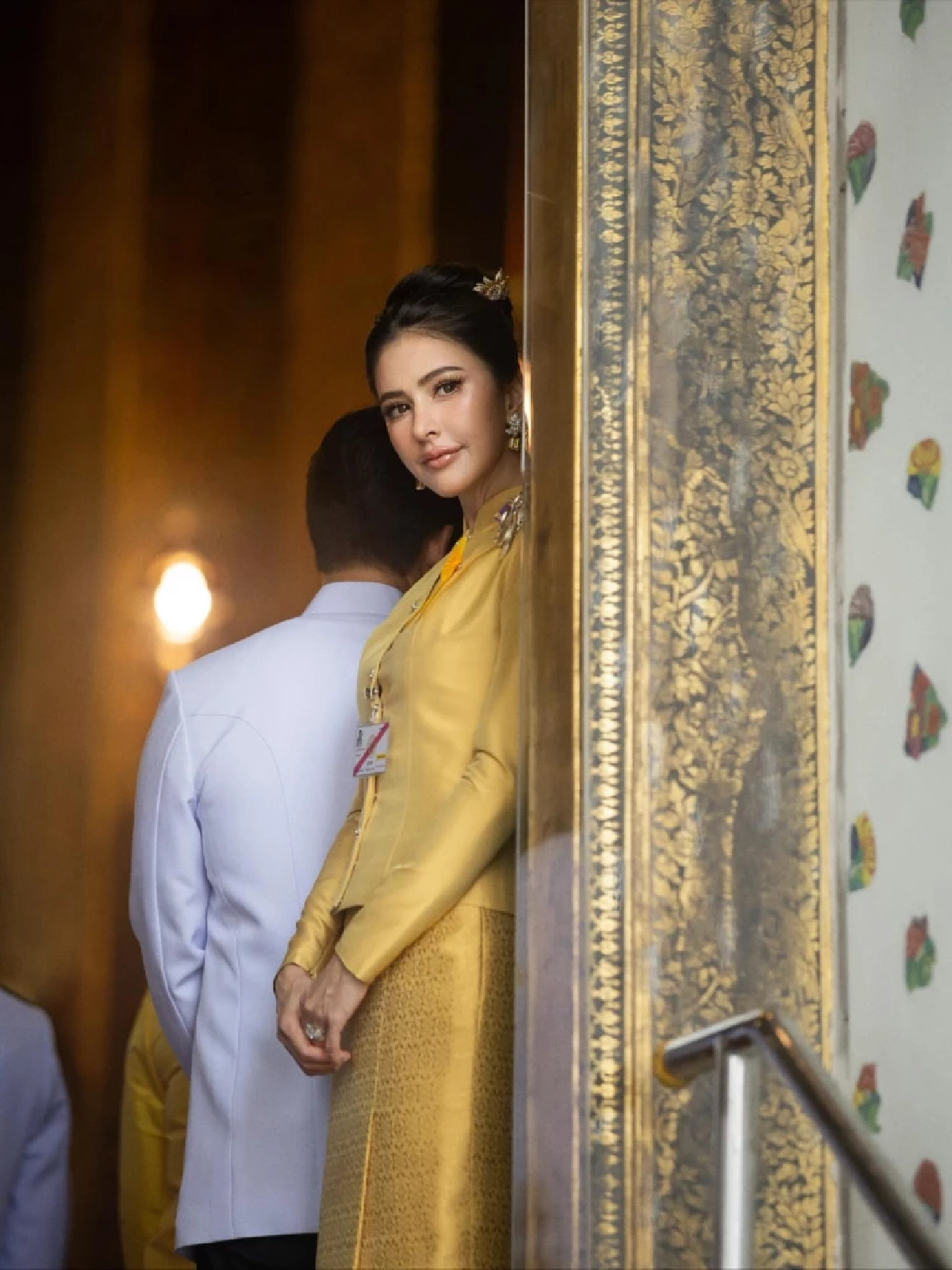 ศรีริต้า เจนเซ่น ควงคู่สามี ร่วมพิธีพระกฐินหลวง แฟนๆ แห่อนุโมธนา