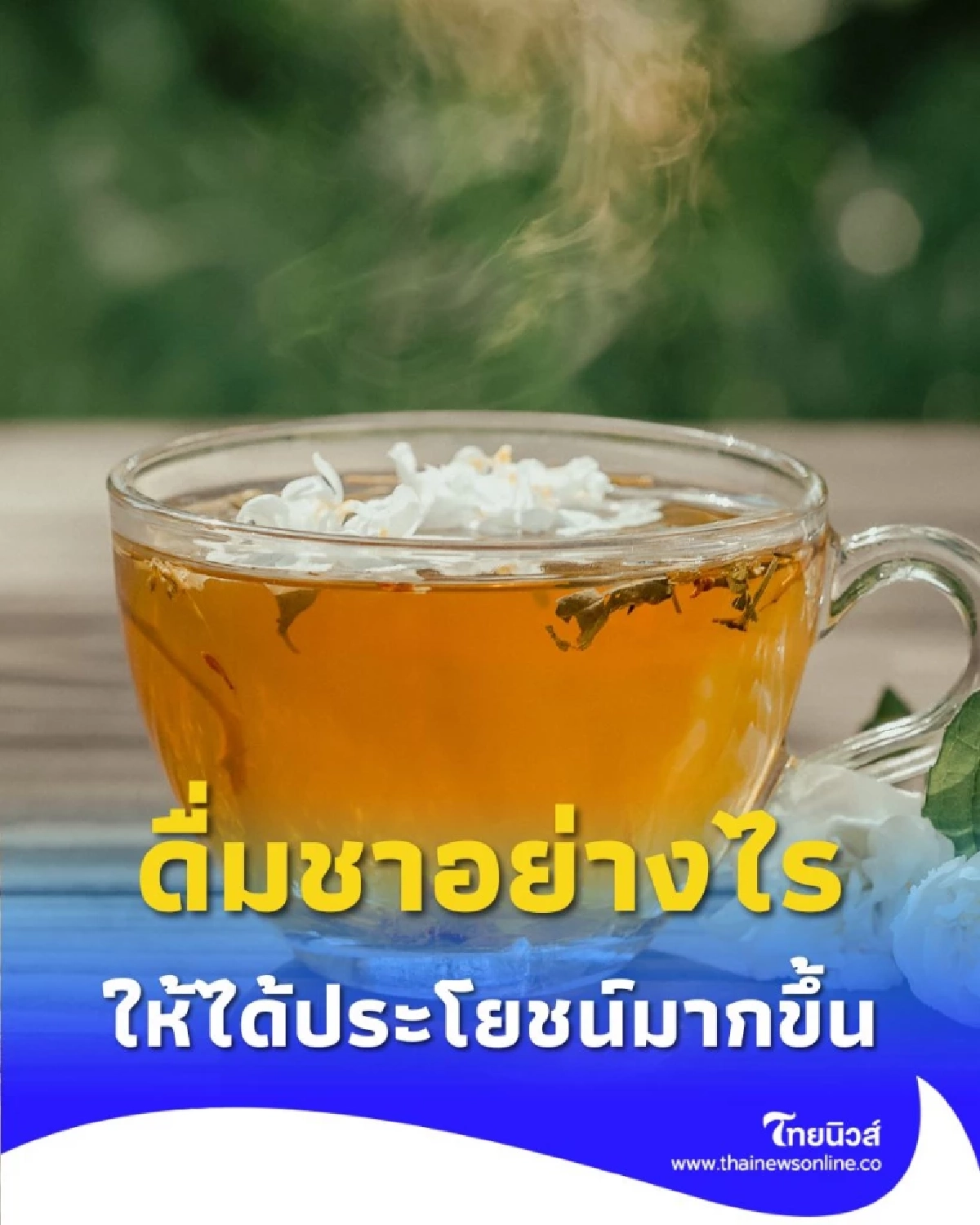 ดื่มชาอย่างไรให้ ได้ประโยชน์ มี 4 วิธี ที่หลายคนมองข้าม