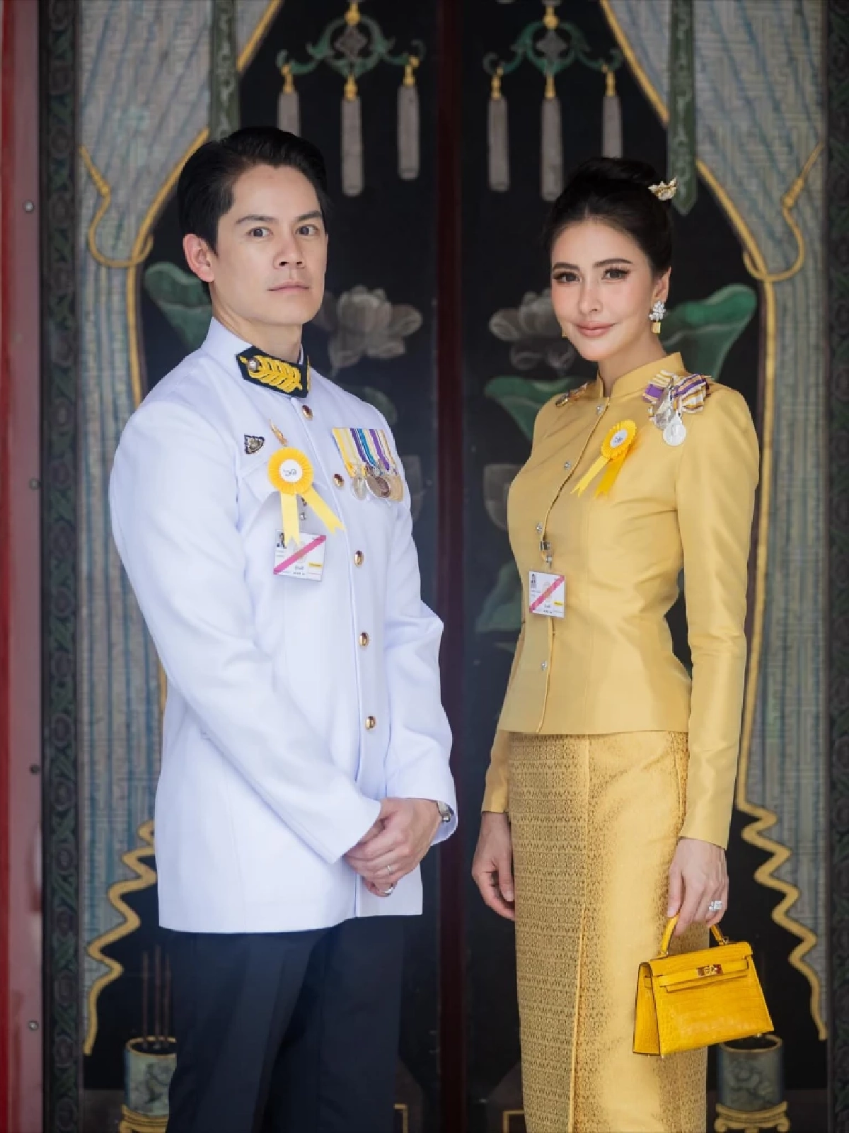 ศรีริต้า เจนเซ่น ควงคู่สามี ร่วมพิธีพระกฐินหลวง แฟนๆ แห่อนุโมธนา