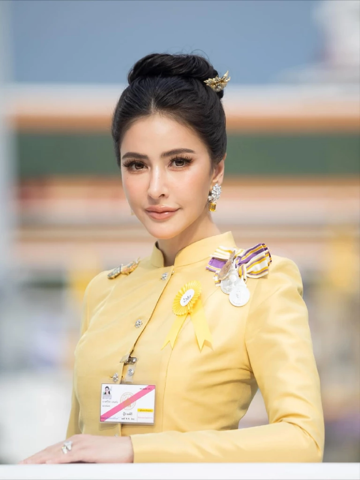 ศรีริต้า เจนเซ่น ควงคู่สามี ร่วมพิธีพระกฐินหลวง แฟนๆ แห่อนุโมธนา