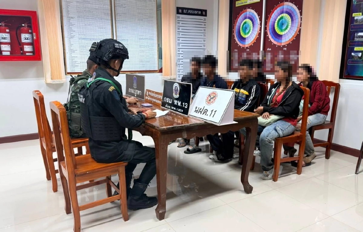 จับ 6 แรงงานกัมพูชาลอบเข้าไทย สารภาพจ่ายหัวละ 7 พัน หวังหางานทำ