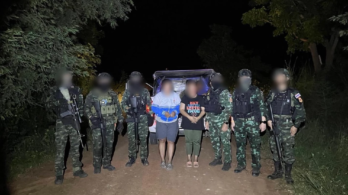 ทหารกกล.บูรพาจับชาวกัมพูชา 13 รายลักลอบข้ามแดนสระแก้ว