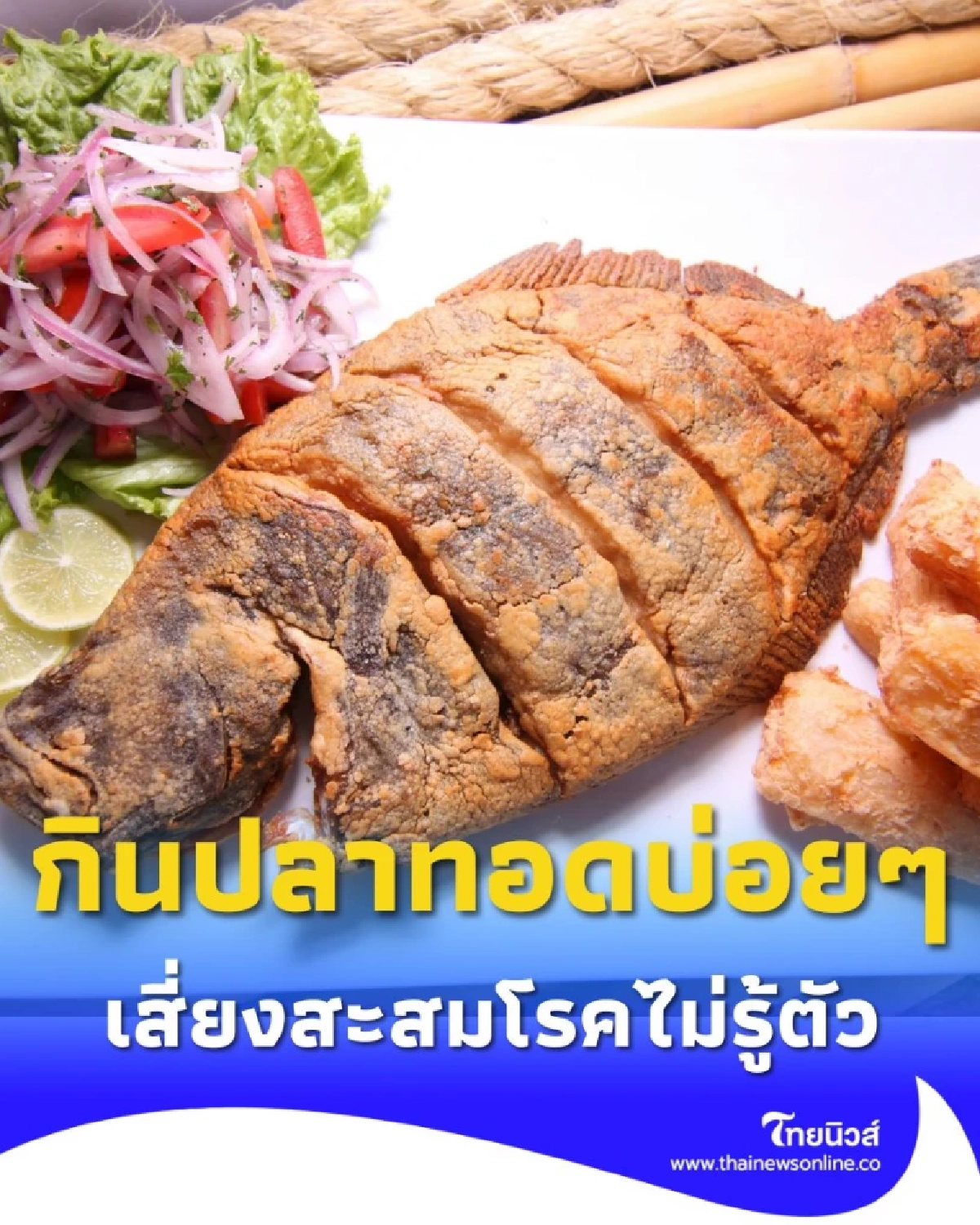 ใครกินปลาทอดบ่อยๆ ต้องระวัง เสี่ยงสะสมโรคไม่ทันตั้งตัว
