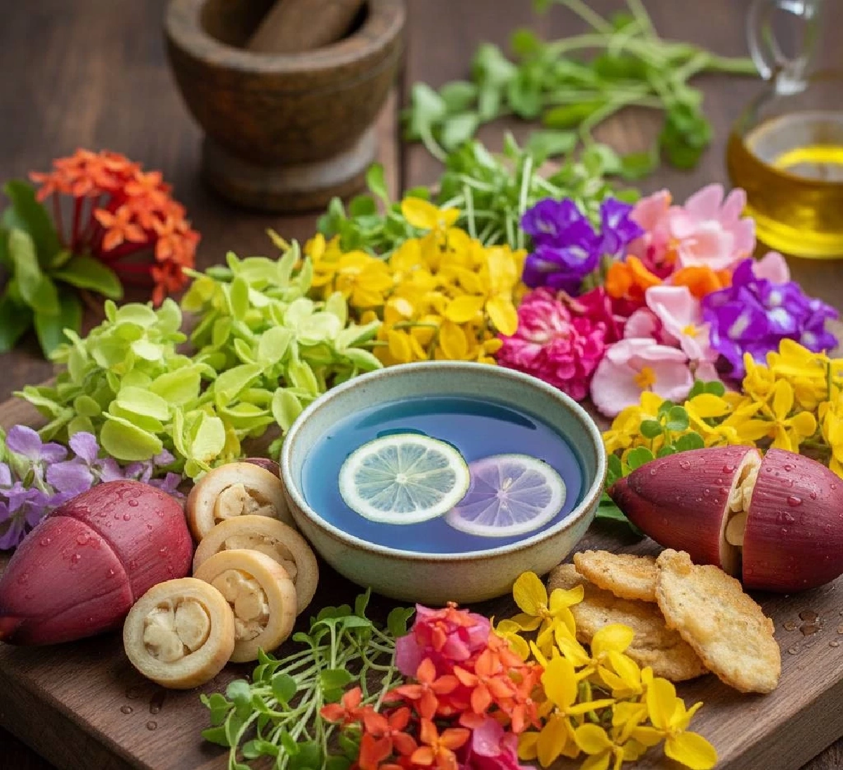 10 ดอกไม้กินได้ สวยแถมมีประโยชน์ต่อร่างกาย เติมสีสันในจานอาหาร