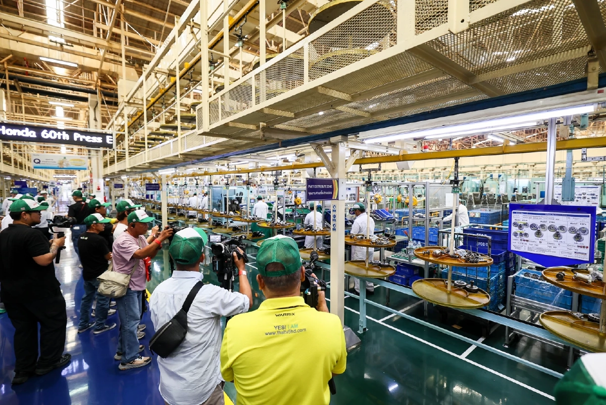 \"ไทยฮอนด้า\" เปิดบ้านรับสื่อมวลชน ฉลองครบรอบ 60 ปี แห่งความสำเร็จ