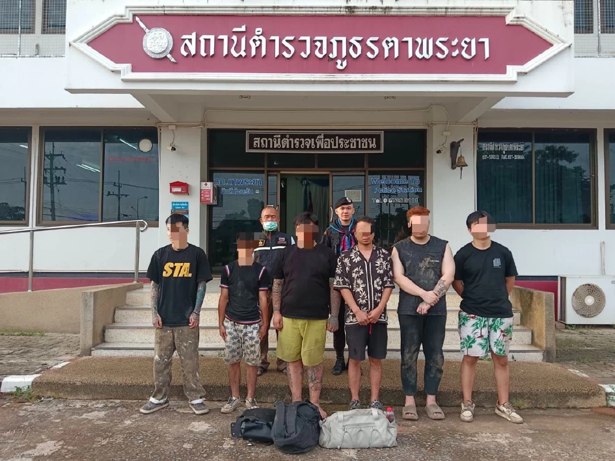 กองกำลังบูรพา จับ 6 ชาวจีน เดินทางจากกัมพูชาลักลอบเข้าไทย