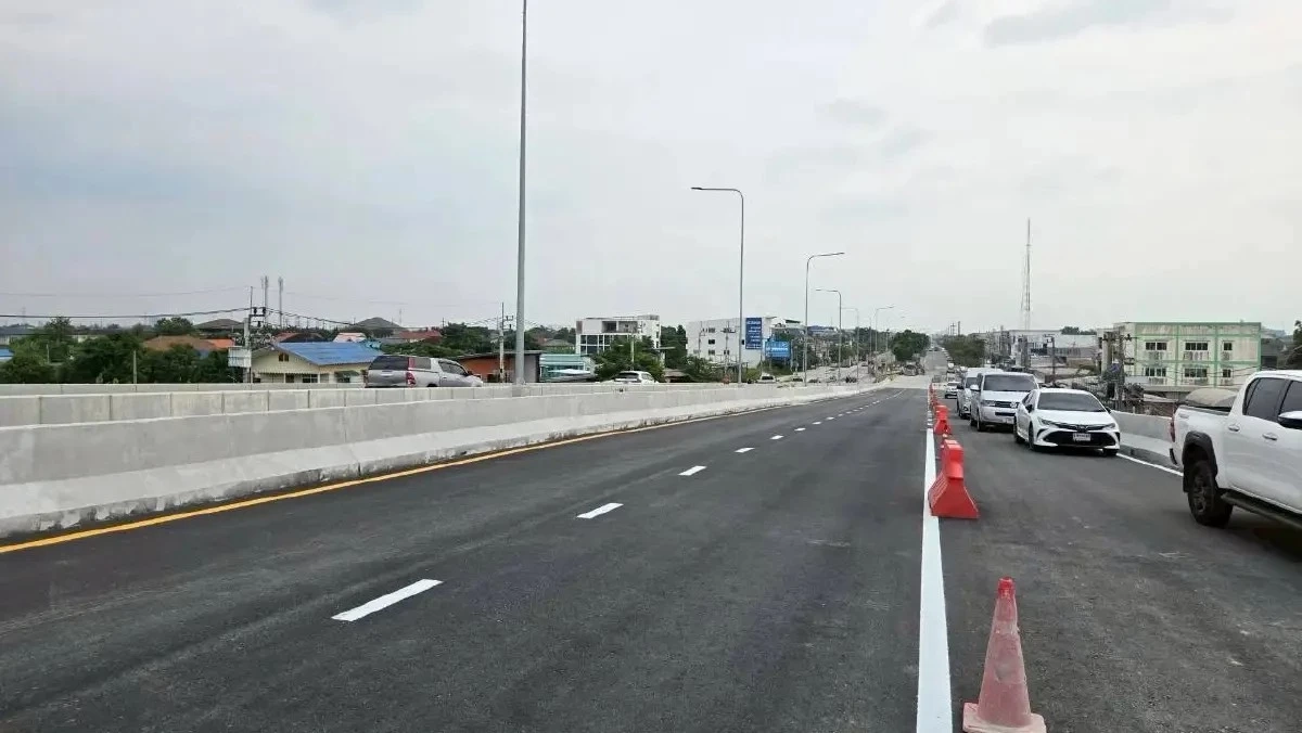 เปิดแล้ว! สะพานยกระดับพุทธมณฑลสาย 2-3 เชื่อมบรมราชชนนี