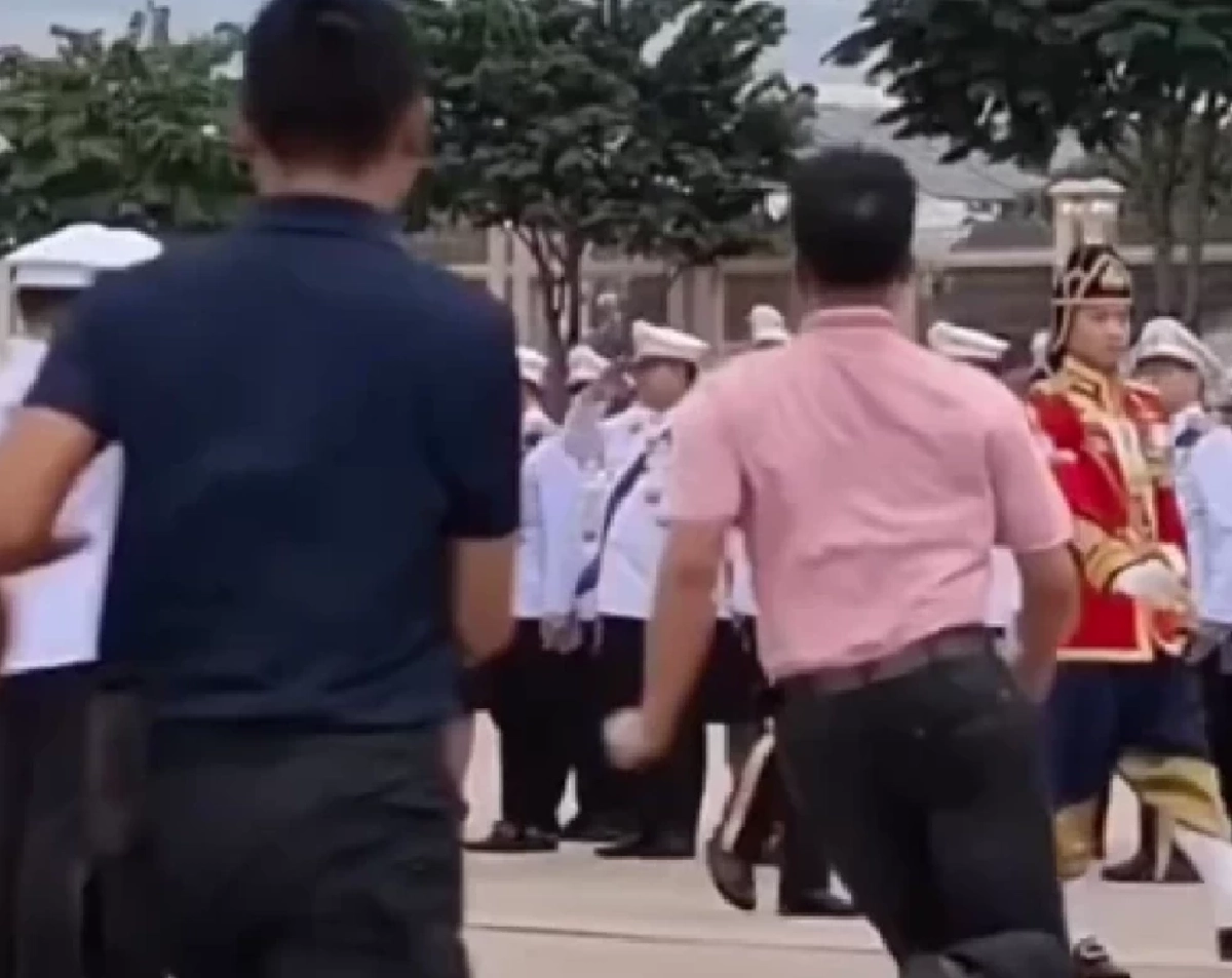 เปิดโฉมหน้า \"ผู้พันหิน\" นายทหารราชองครักษ์ ผู้ขวางชายเสื้อชมพู