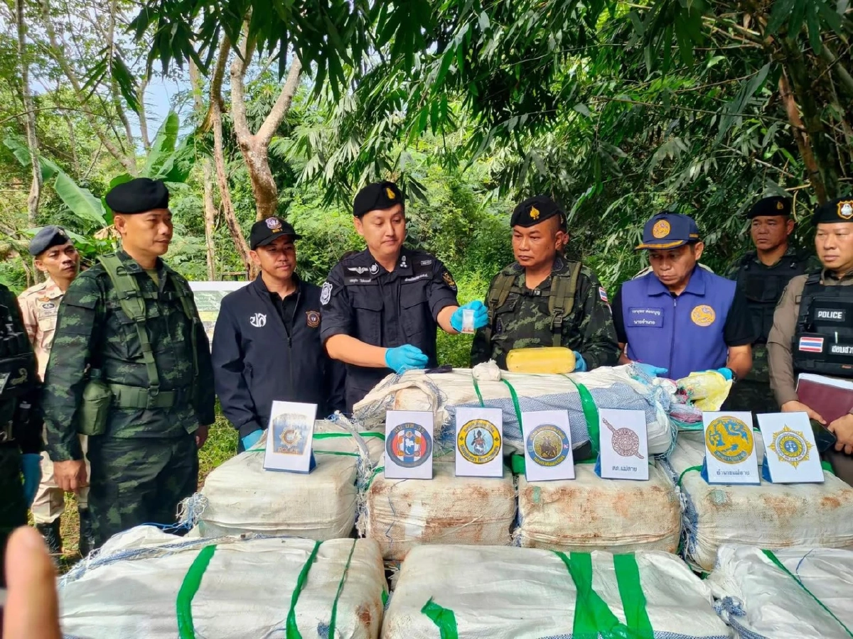 กองกำลังผาเมือง ปะทะเดือดขบวนการค้ายาเสพติด! ยึดยา 7.2 ล้านเม็ด
