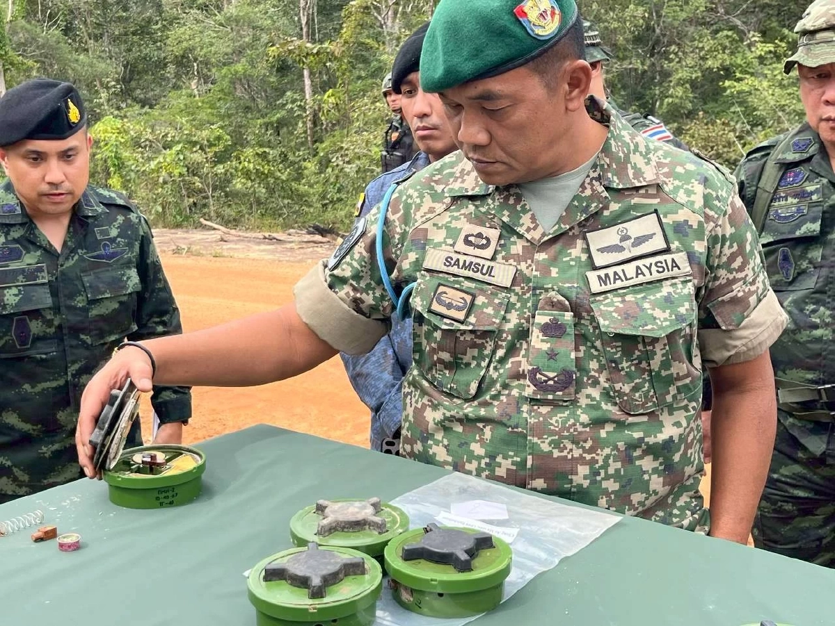 ลงพื้นที่ตรวจสอบข้อมูลหลังพบการวางทุ่นระเบิดใหม่ในฝั่งไทย