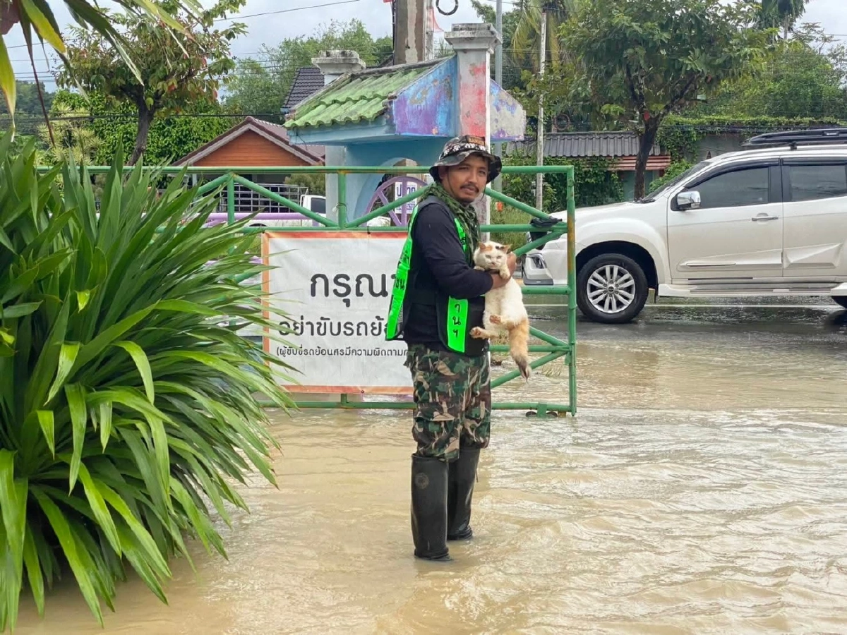 สตูลวิกฤต! น้ำท่วม ทีมอุทยานฯทะเลบันเร่งระดมกำลังเข้าช่วยเหลือ