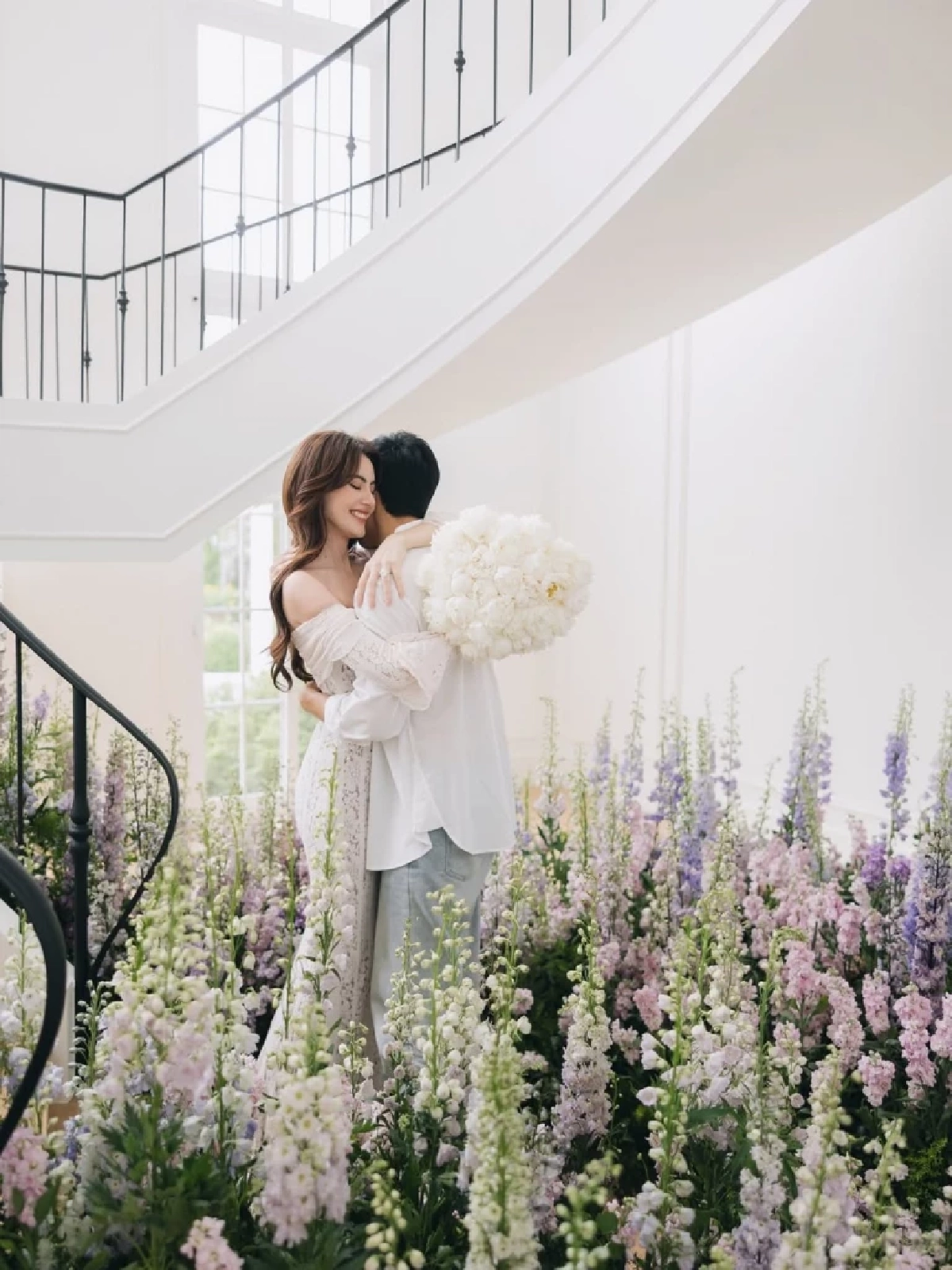 หวานกว่าซีรีส์! “ใหม่–เต๋อ” แต่งงานเรียบง่ายแต่โรแมนติก