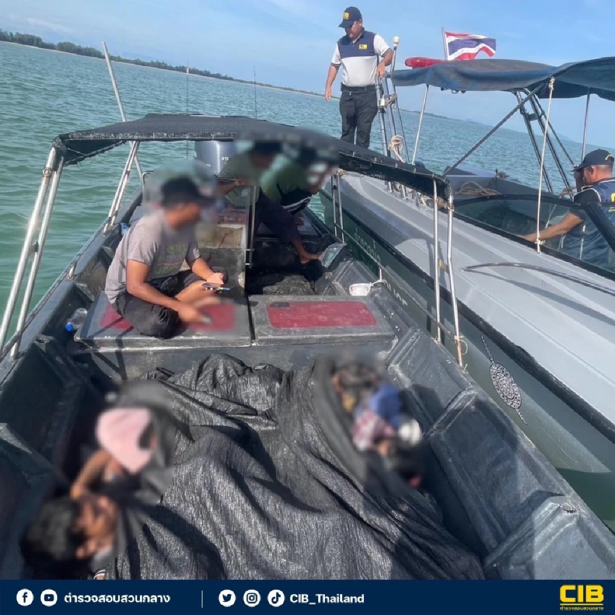 ตำรวจสอบสวนกลาง รวบแก๊งลักลอบขนแรงงานต่างด้าวหนีข้ามประเทศ