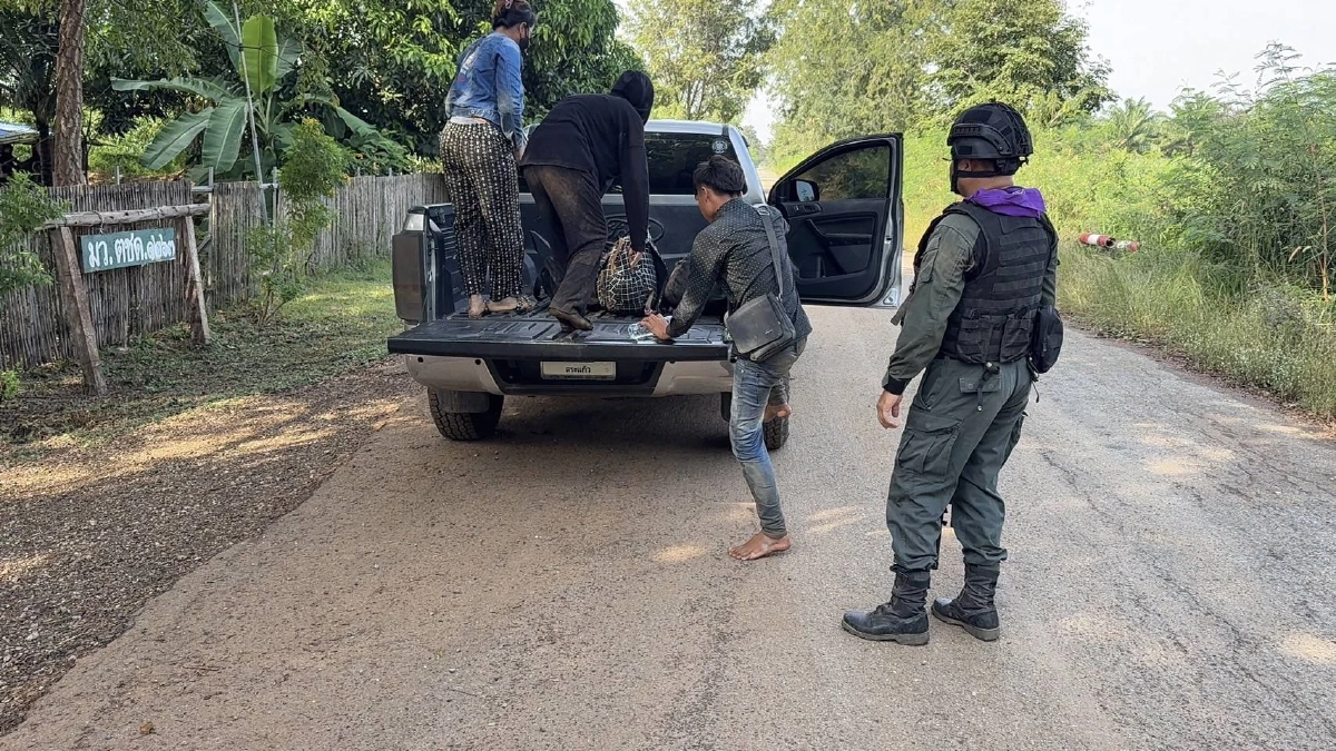 เข้มชายแดน! สกัดแรงงานต่างด้าวทะลักเข้าไทย จับกุมรวม 28 ราย