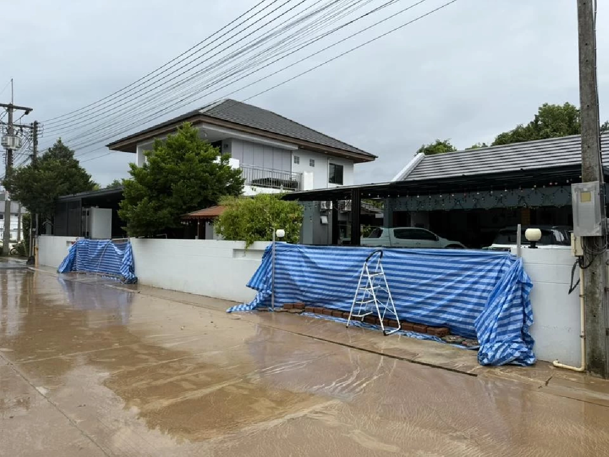 เปิดภาพบ้านหลังเดียวในหาดใหญ่น้ำไม่ท่วม ใช้เวลาทำชั่วโมงเดียว