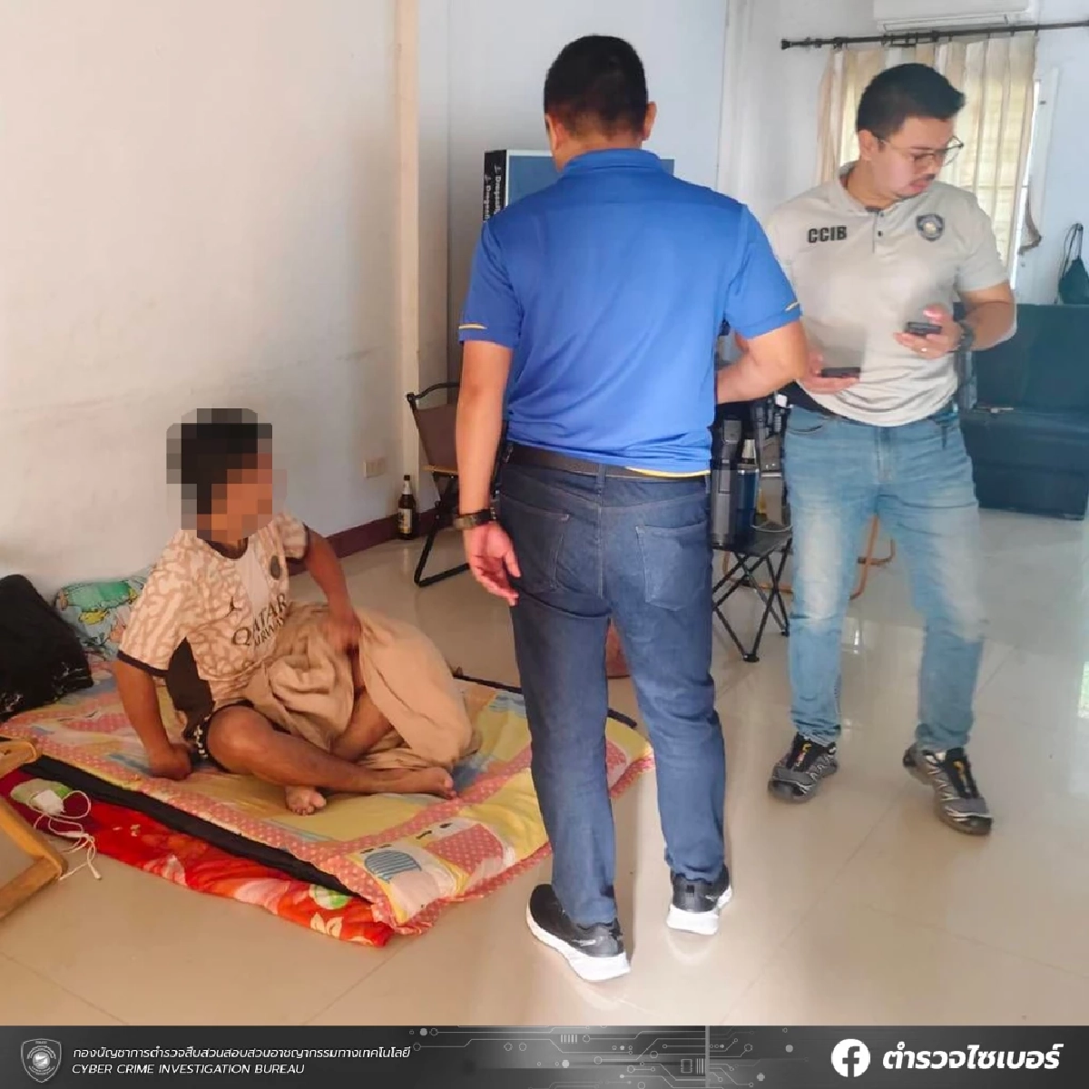 ตร.ไซเบอร์รวบแก๊งนักฟุตบอลเดินสายดาวรุ่ง เปิดห้องหวยออนไลน์