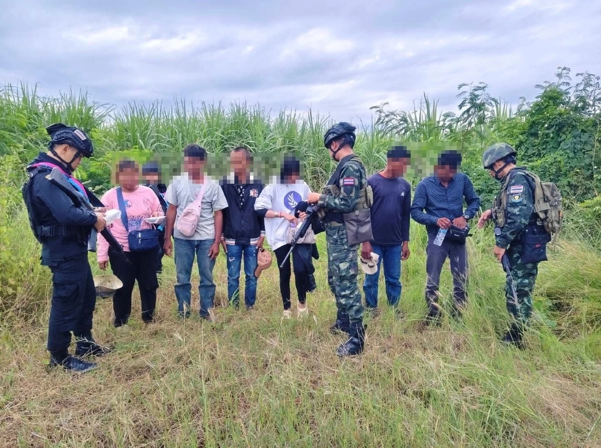 ทหารพรานรวบ 6 แรงงานกัมพูชาลอบเข้าไทย อ้างกลับมาหางานหลังตกงาน