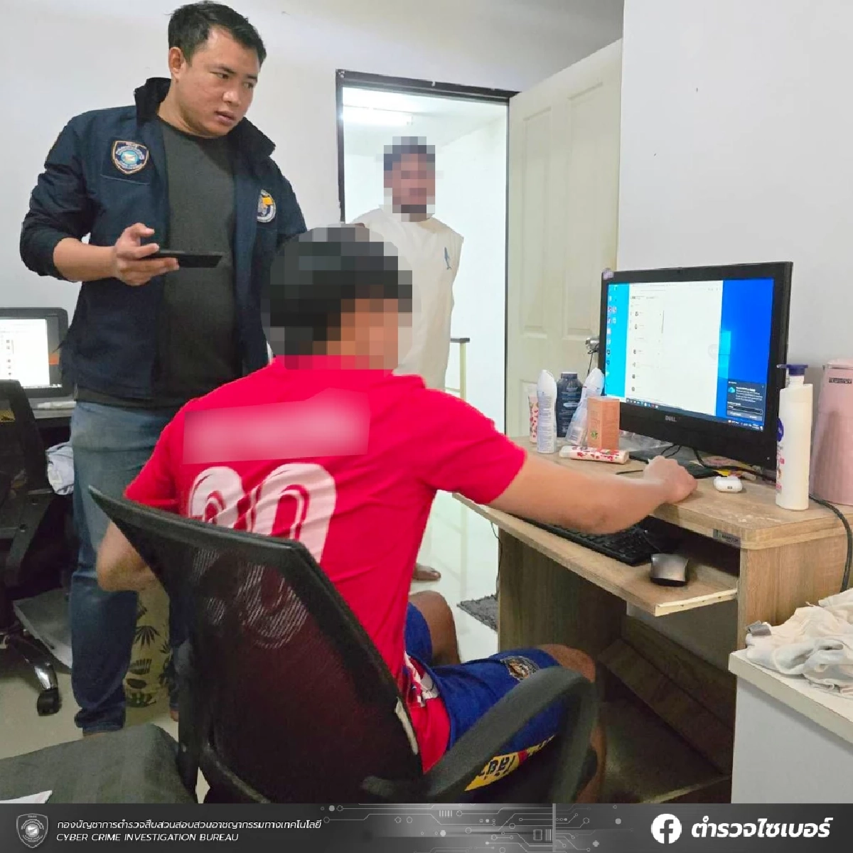 ตร.ไซเบอร์รวบแก๊งนักฟุตบอลเดินสายดาวรุ่ง เปิดห้องหวยออนไลน์