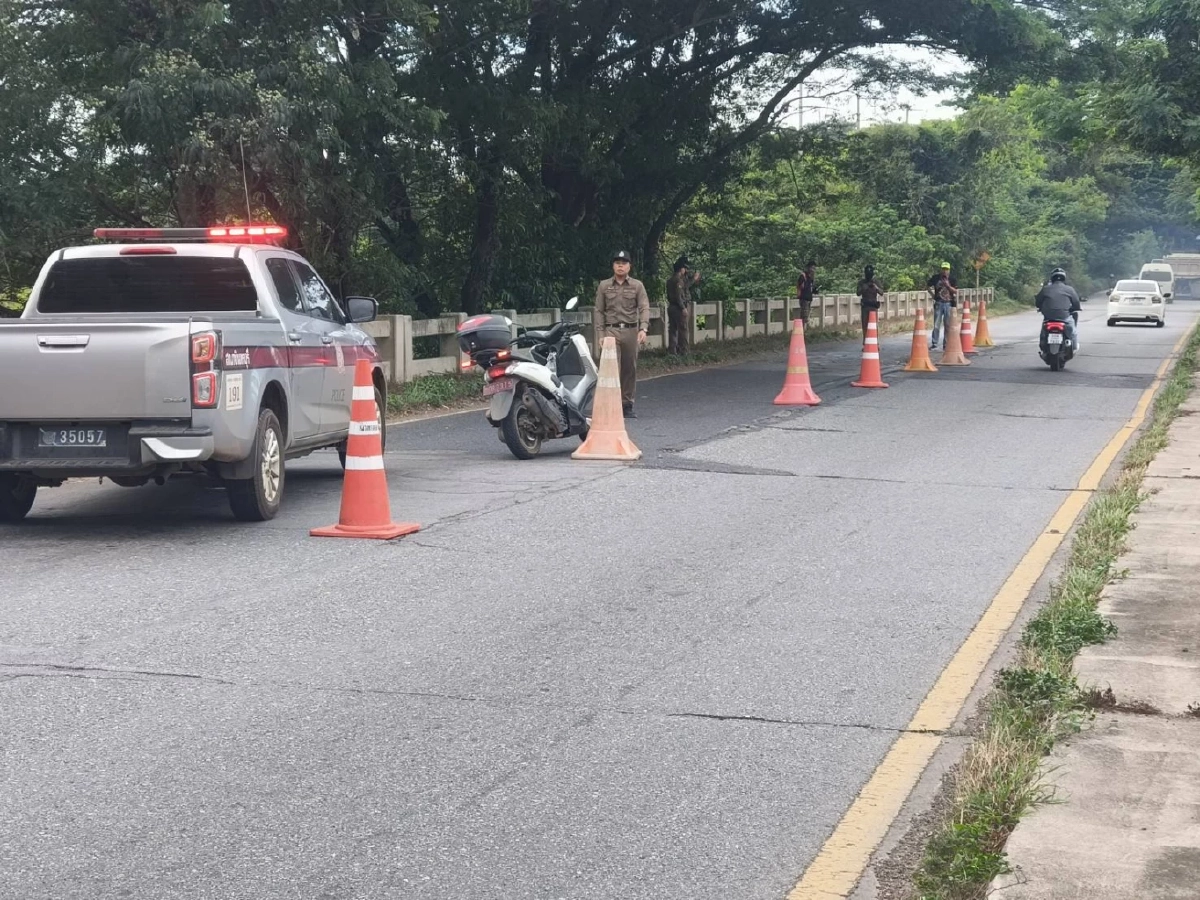 ถนนสาย 304 สะพานนางเลงยุบตัว รอยแยกยาว 5 เมตร เปิดวิ่งได้ช่องเดียว
