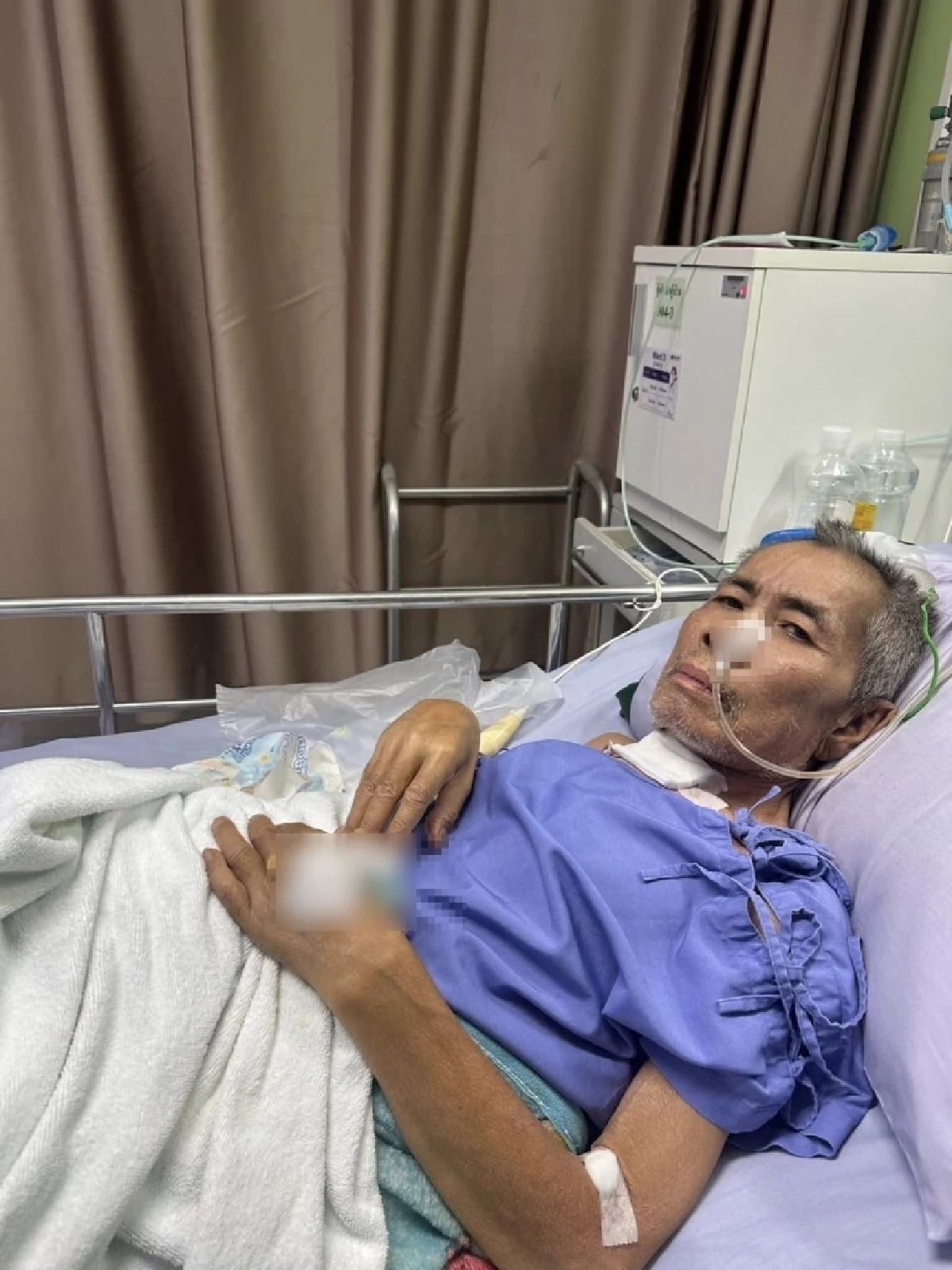 เผยอาการล่าสุด \"ตลกดัง\" ป่วยหนัก ต้องใช้เครื่องช่วยหายใจ