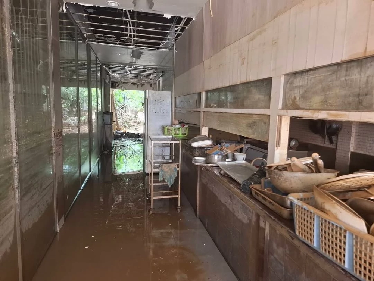 “เคน ภูภูมิ” ใจสลาย! เผยภาพคาเฟ่หาดใหญ่พังยับหลังน้ำลด