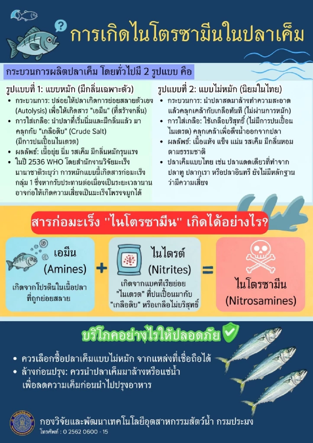 อร่อยได้แบบไม่เสี่ยง กรมประมงแนะเคล็ดลับกิน ปลาเค็ม ให้ปลอภัย