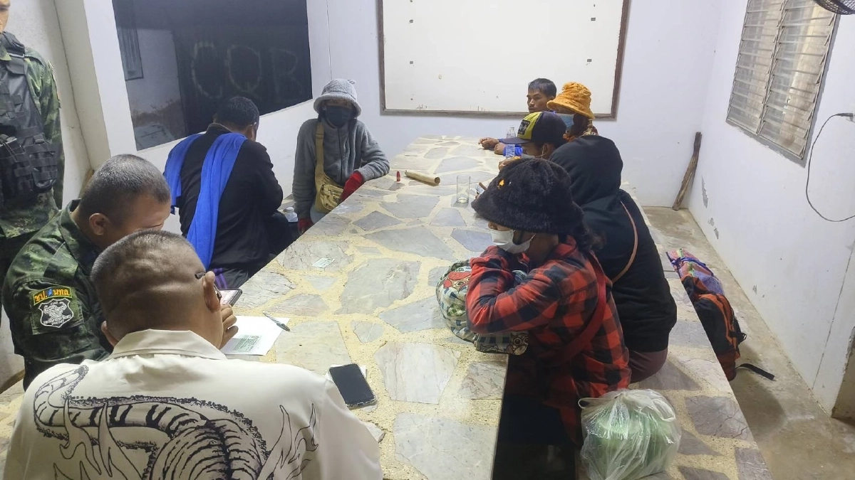 กองกำลังบูรพาเข้มชายแดนสระแก้ว หลังจับลอบเข้าเมืองกว่า 500 ราย