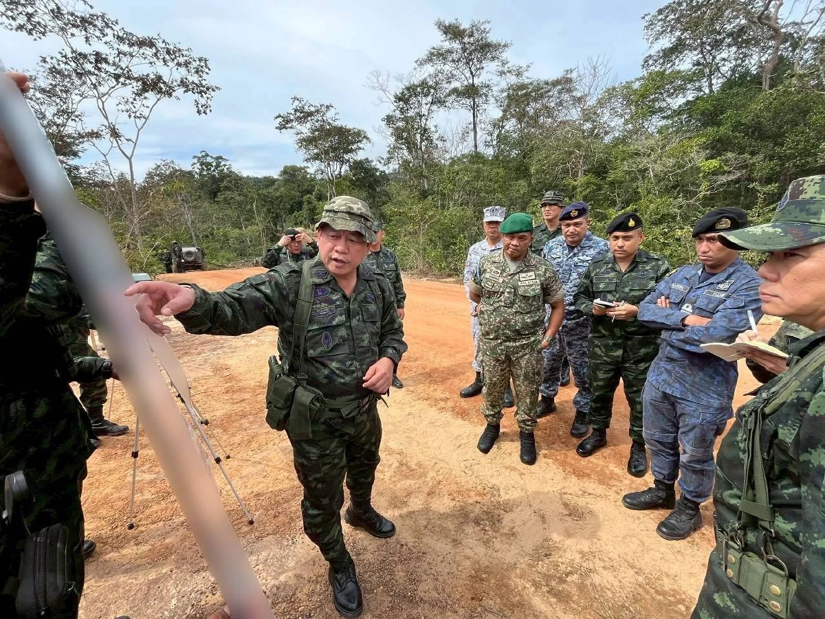 ลงพื้นที่ตรวจสอบข้อมูลหลังพบการวางทุ่นระเบิดใหม่ในฝั่งไทย