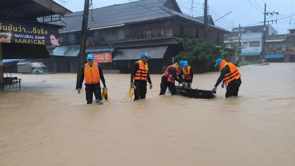 น้ำท่วมใต้ยังวิกฤต 239,000 ครัวเรือน กว่า 645,000 คนได้รับผลกระทบ