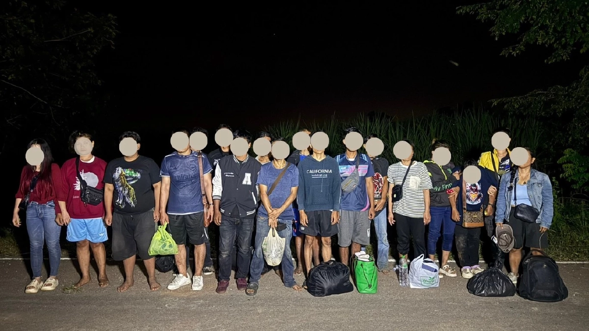 ทหารพรานอรัญประเทศสกัด 20 คนไทย เหยื่อแก๊งหลอกเปิดบัญชีม้า