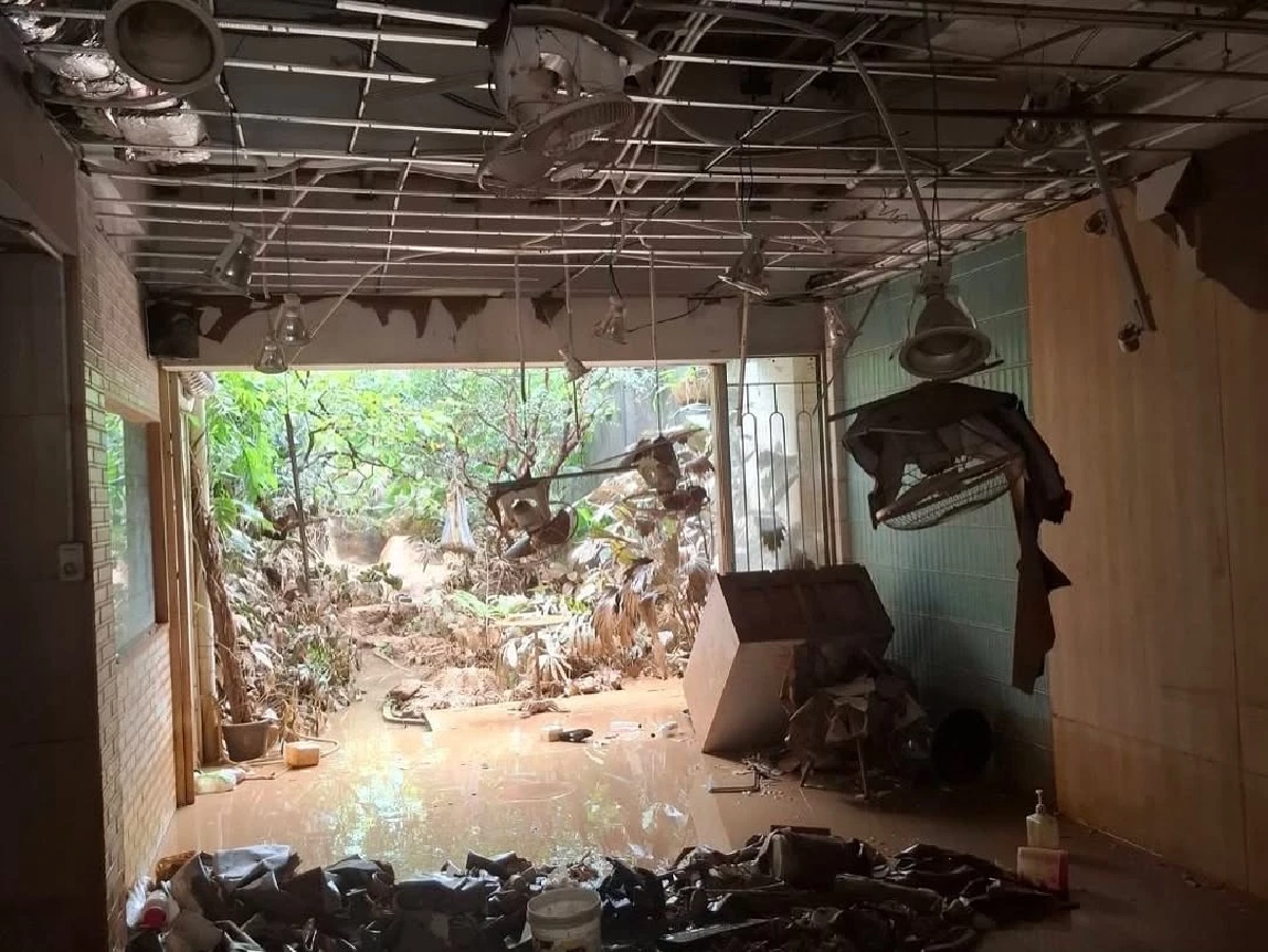 “เคน ภูภูมิ” ใจสลาย! เผยภาพคาเฟ่หาดใหญ่พังยับหลังน้ำลด